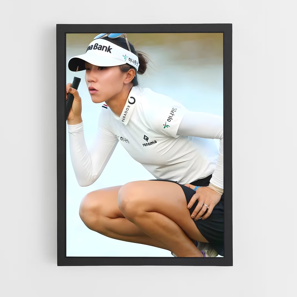 Poster Crouch & Swing – affiche Golf (vue 2)